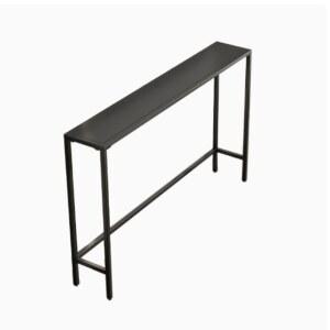 철제 폭좁은 콘솔 긴테이블 1층 쇼파 선반 인테리어 80x75cm 15cm 실내 빈티지 블랙 모던 엔틱