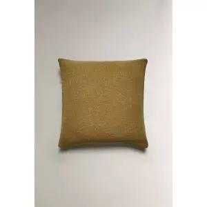 자라 ZARA 텍스처 쿠션 커버 - 머스터드 3443354