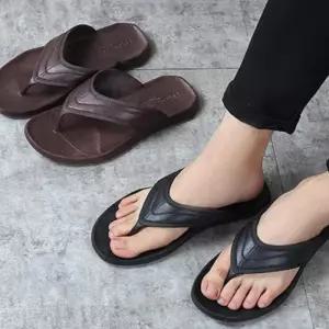 [다잇템]남자 여름 기본 블랙 브라운 슬리퍼 쪼리