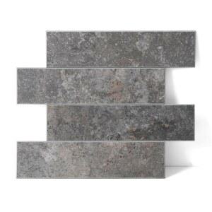 COLAMO 럭셔리 10 PCS 주방 타일 지하철 스톤 스틱 브라운 그레이 인조