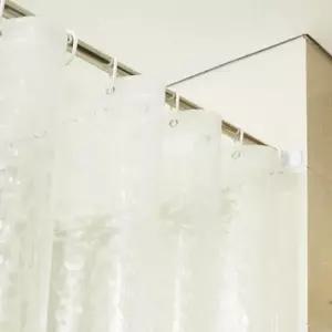 반투명 샤워커튼 PEVA 욕실 방수 욕조 커텐 소형