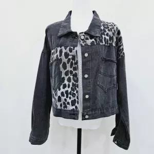 [포커스]호피배색청자켓 FF4H3JK3020BK_SH