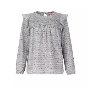 [숲]스모킹 포인트 블라우스 (SZ2LS32)