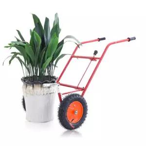 화분 트레일러 원예 발코니 정원 테두리 농사용 알루미늄 운반기 이동식