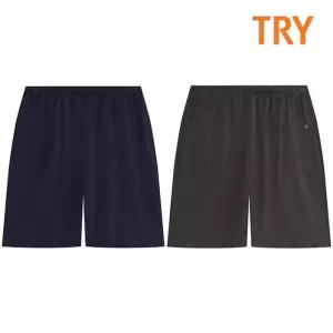 [트라이]TRY 남성 레이온 스판 남자 5부파자마 잠옷 반바지