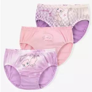 [레노마 이너웨어]포켓몬스터 뮤 여아동 삼각팬티 3매세트 PD30W51747_HDD