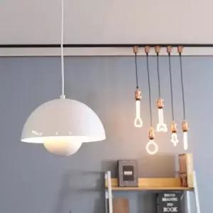 [Deco] 팬션 상가 인테리어 모던디자인 화이트 팬던트 1등용 홈조명 6927-1D