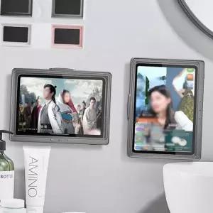 벽걸이 태블릿 거치대 방수 접착식 스마트 회전식 태블릿 거치대 홀더 스마트폰 스크린 휴대폰 케이스