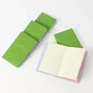 [문구/오피스] 그린 5p세트 스마일 메모수첩 수첩 가죽커버