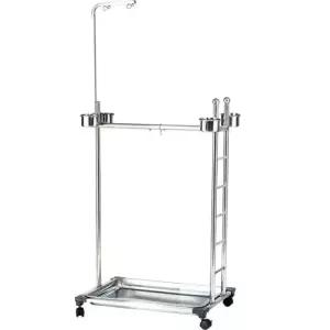 조류 앵무새횟대 스테인레스 대형 놀이터 훈련대 배변판 새집 원목 폴스탠드