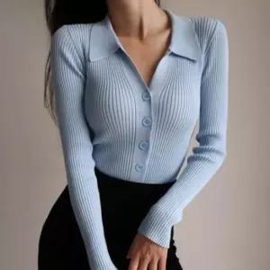 [옷은날개] 쫄티 카라 골지티 가디건 숏 500205 샬로타골지