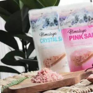 소금그라인더 핑크소금 천연 히말라야 함유 파우치형 히말라야소금 미네랄