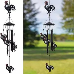 외부를 위한 VP 홈 루스터 윈드 차임 정원 파티오 현관을 우아한 디자인의 독특한 엄마 할머니 수탉 장식