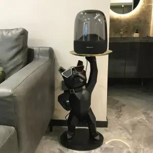 불독 선반 입체 장식품 피규어선반 거실인테리어 디스플레이 트레이 캐릭터받침대