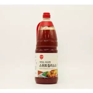 이츠웰 스위트칠리소스 2kg 식자재 식재료 가공식품 식당재료 간편식품 간편조리식