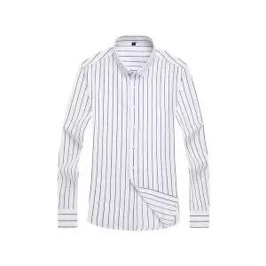 남성 캐주얼 셔츠 체크 패턴 사계절 긴팔 남방 프린트 스트라이프 M스포5