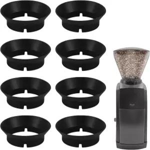 바라차 앙코르용 8pcs 커피 그라인더 개스킷 교체 실리콘 부품 뚜껑 고리 밀봉 비르투오소 및 전기 원뿔형
