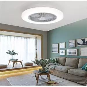 천장 실링팬조명 서큘레이터 리모컨 북유럽 인테리어 LED 선풍기 램프
