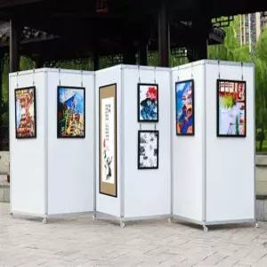 접이식 전시대 사진 스탠드 작품 이젤 스튜디오 갤러리 예술 인테리어 포토 파티션