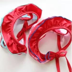 [반려] 1P 애완견 모자 강아지 물놀이 블루 비키니 수영모