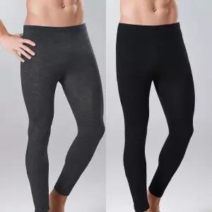 [제임스딘]남자 내복바지 내의하의 히트엔진 광발열 겨울 9부 스판 타이즈