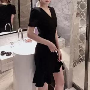 트임 스커트 데이트룩 하객룩 원피스 하객원피스 예쁜