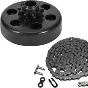 40/41/420 체인용 원심 클러치 3/4 보어 10T Go 카트 미니바이크 잔디깎이 펀 엔진 바에 적합