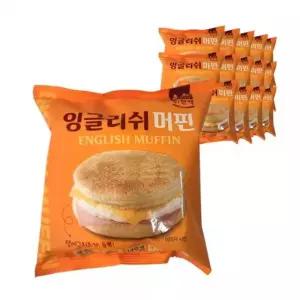 한맥 PC방 아침먹거리 잉글리쉬 머핀 햄버거 15봉