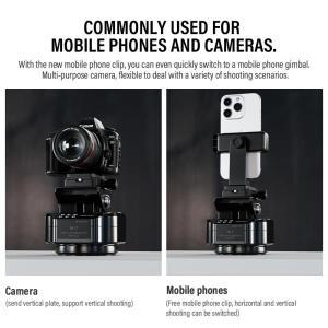 카메라 무선 리모컨 셔터Soonpho M7 저속 촬영 전동 짐벌, 무선 셔터 360도 파노라마에 적합