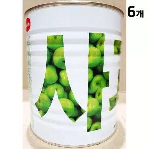 사과잼 가림산업 캔 3KG X6 잼 사과잼 캔 식자재