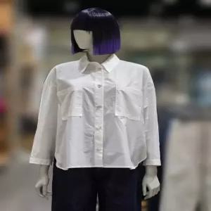 베네통 루즈핏 포켓 셔츠 블라우스 BABLB463122492649732360075