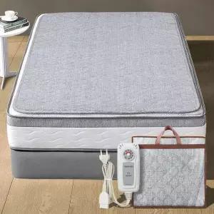 중 전기요 캠핑용전기매트 1인 침대위장판 전자파없는 침대 위 메트 2인용 전기 차박 슈퍼싱글 얇은