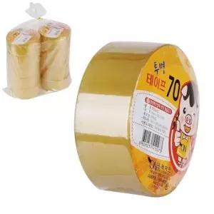 [JED] OPP 10p 박스테이프 이사 포장 투명 70M