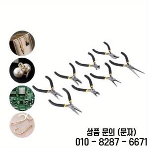8피스 강철 펜치 세트에는 실내 및 수리 작업을 위한 둥근 바늘 상단 와이어 커터가 포함되어 있습니다.