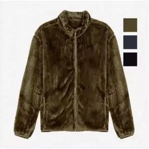 [뱅뱅]공용 하이넥 보아플리스 집업점퍼 (CUK512)_KG