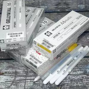 사쿠라 다꾸템 겔리롤 메탈릭 골드/실버/화이트 1다스