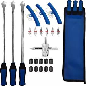 핑크조이 11.5 타이어 스푼 키트 오토바이 먼지 자전거 잔디 트랙터 교체 도구 3pcs 림이 있는 교체기 제거