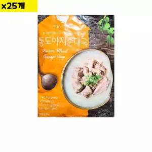선미 순대국 600g x25개 순대국밥 순댓국 간편식 술국 선미순대국