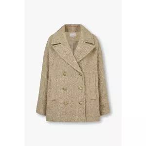 VOV 보브 멜란지 부클 더블 하프 코트 7124416501