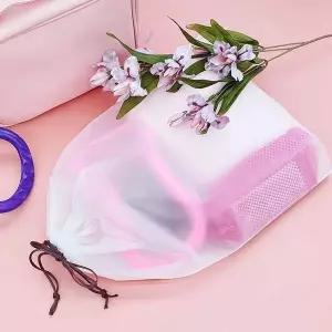 [골드스마일]복조리끈 파우치 반투명 끈파우치 더스트백 XXL