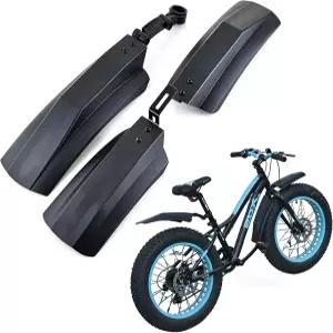 WIROJ 블루선샤인 팻 타이어 자전거 펜더 산악 26인치 스노우 프론트 리어 머드가드 사이클링