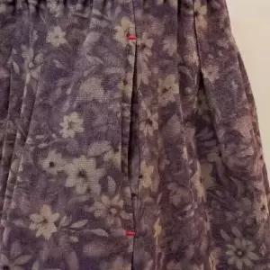 스커트 여친 롱 빈티지 봄 A라인 프린트 허리밴딩 데일룩 면사 DAOL1