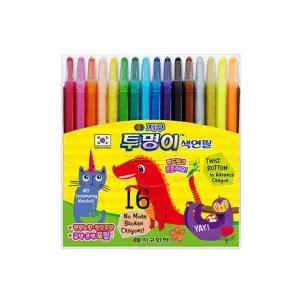 지구 투명이 색연필 16색 샤프식