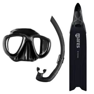 마레스 프리다이빙용 스노클 마스크 오리발세트 F43745 휴가용품