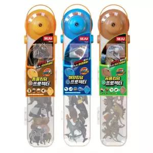 킹덤 동물 해양 공룡 피규어 미니 빔 프로젝터