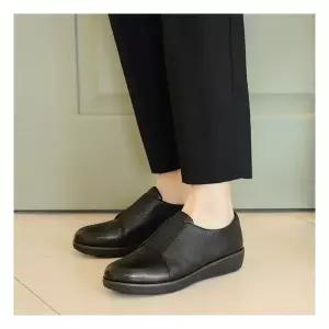 데일리룩 [핏플랍]핏플랍 레이스레스 더비 슬립온 블랙 N76-001