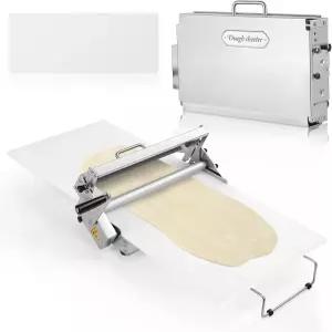 39.4 x 15.8 쉬터 보드가 있는 접이식 반죽 롤링 머신 퍼지 크러스트 피자 도우를 만들기 위해 두께 조절이