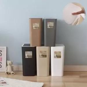 [SBD] 원터치 쓰레기통 투톤 간편 휴지통 슬림 8L 12L