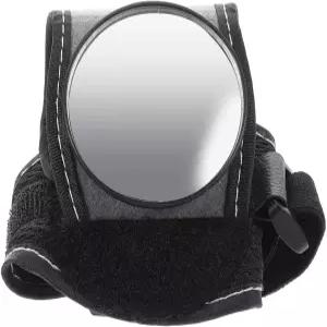 토토리티 웨어러블 사이클 손목 거울 자전거를 위한 편안한 나일론 백미러로 안전성과 광각 가시성 향상