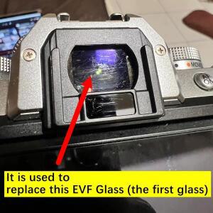 카메라 뷰파인더 아이컵후지필름 X-T5 / EVF 뷰 파인더 유리 접안렌즈 블록 외부 카메라